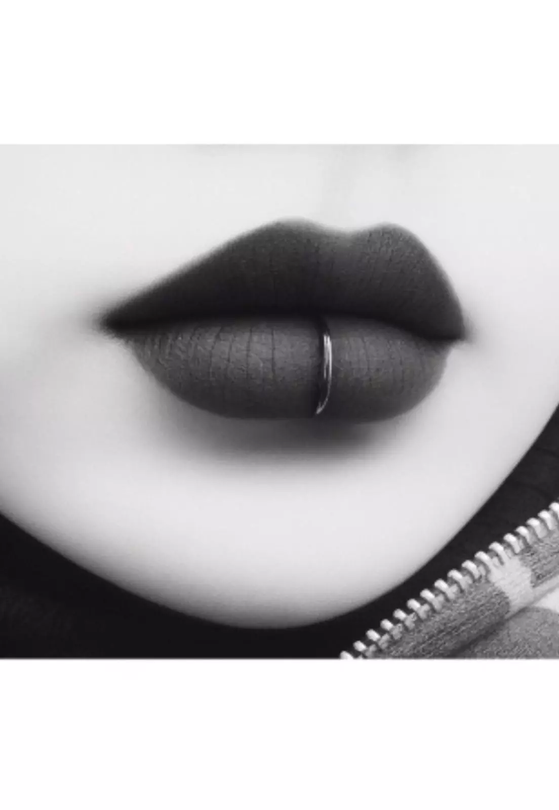 Anillo Aro Piercing de labios falso sin Perforacion-2