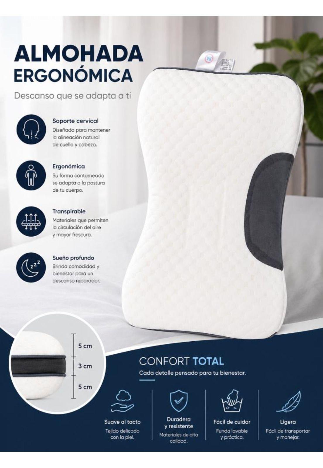 Almohada Cervical Ortopédica  Ergonómica-5