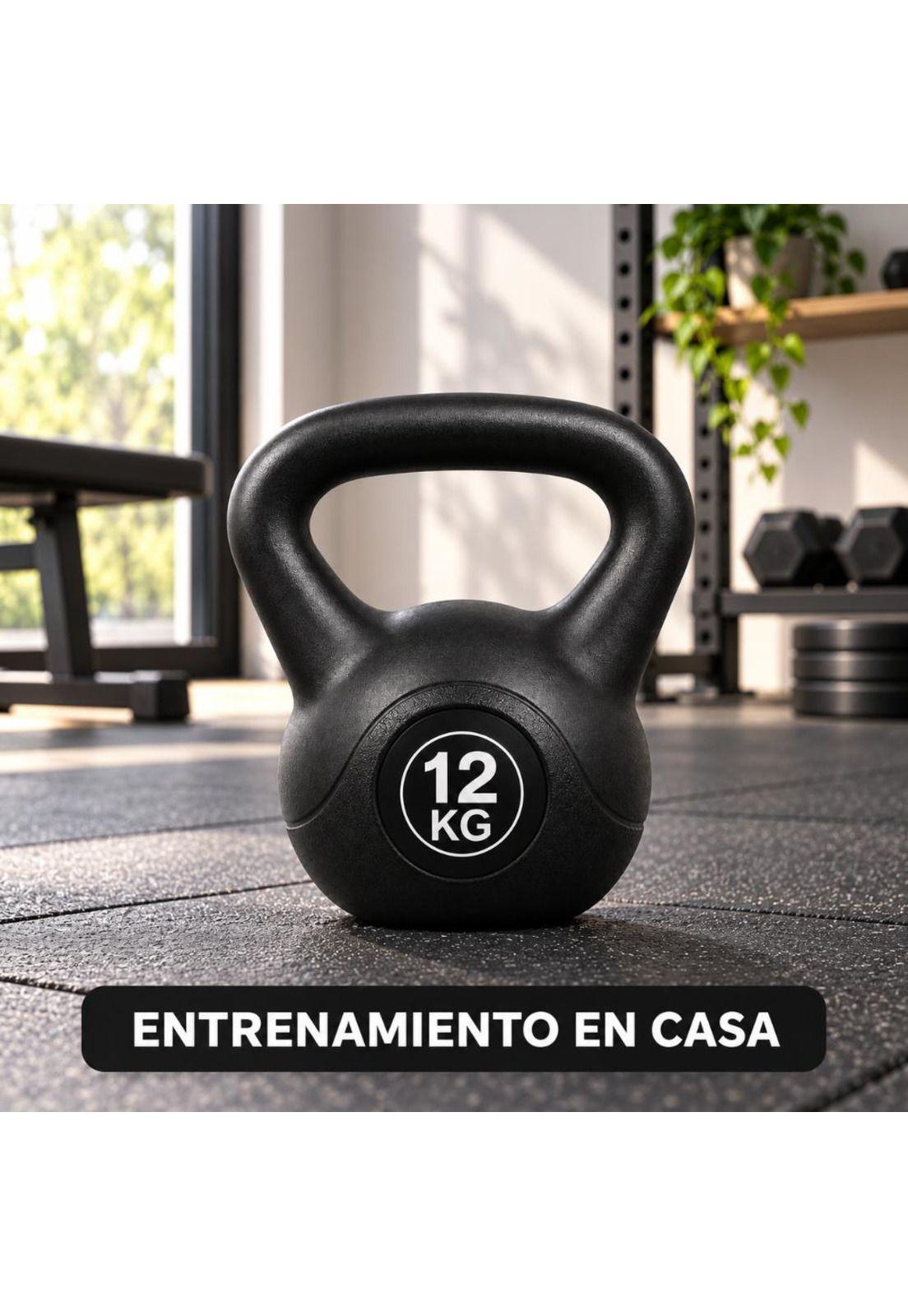 Pesa Rusa Kettlebell 12 Kg Fitness Crossfit Entrenamiento-3