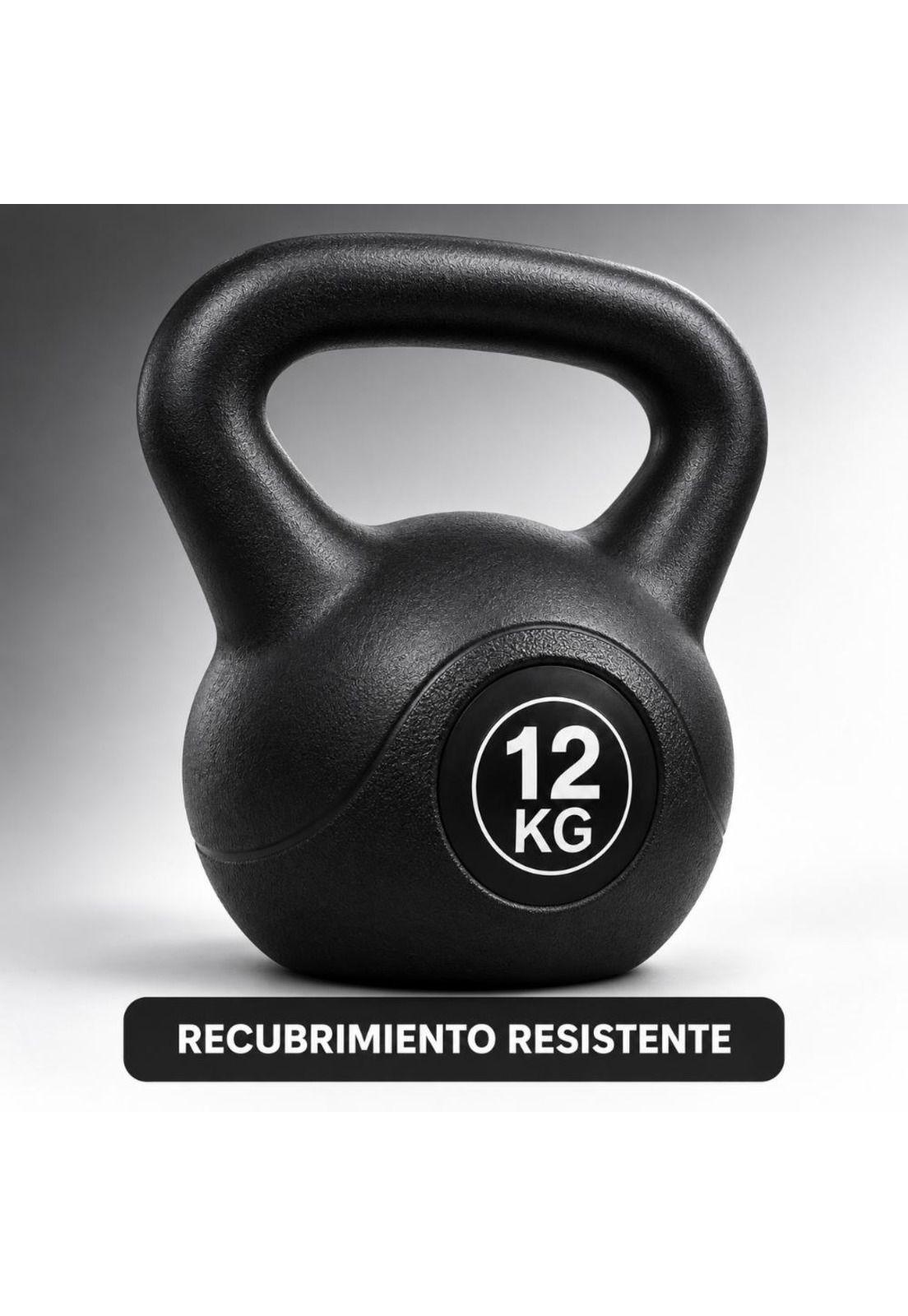 Pesa Rusa Kettlebell 12 Kg Fitness Crossfit Entrenamiento-5