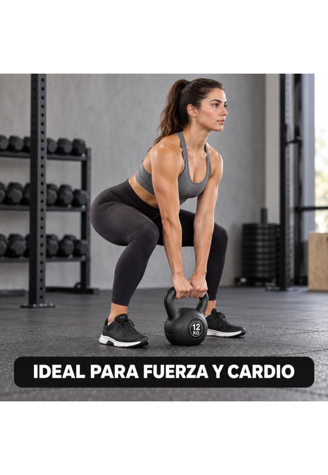 Pesa Rusa Kettlebell 12 Kg Fitness Crossfit Entrenamiento-6