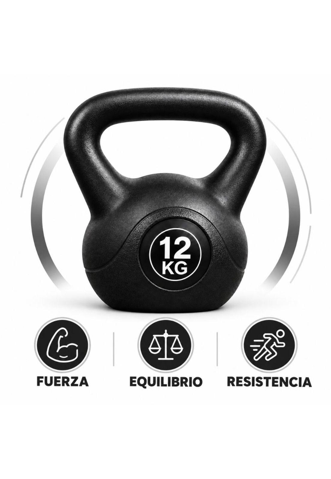 Pesa Rusa Kettlebell 12 Kg Fitness Crossfit Entrenamiento-7
