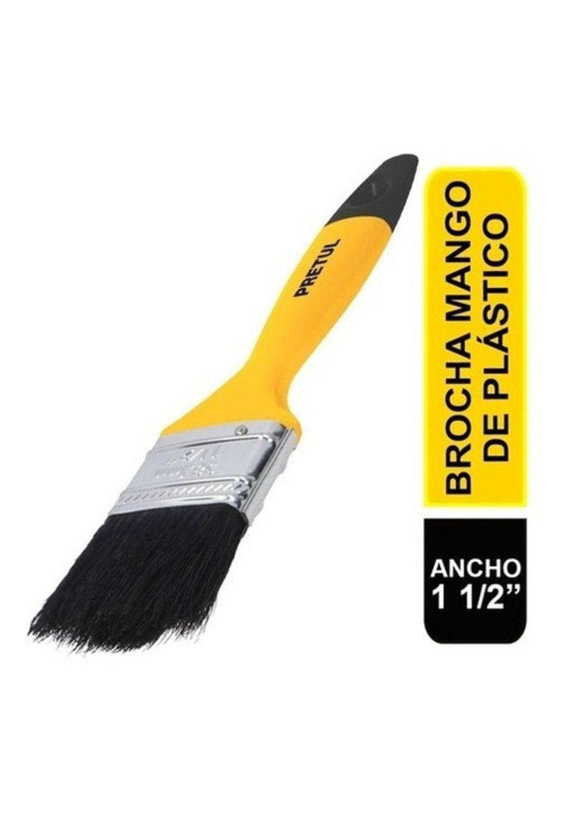 Brocha Para Pintar Ultraresistente 1-1/2(3cm) Pretul-0