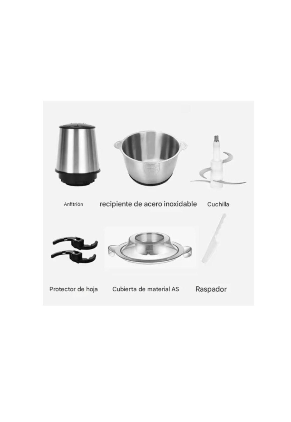 triturador Procesador De Alimentos Electrico 5 Litros 500w Picador-8