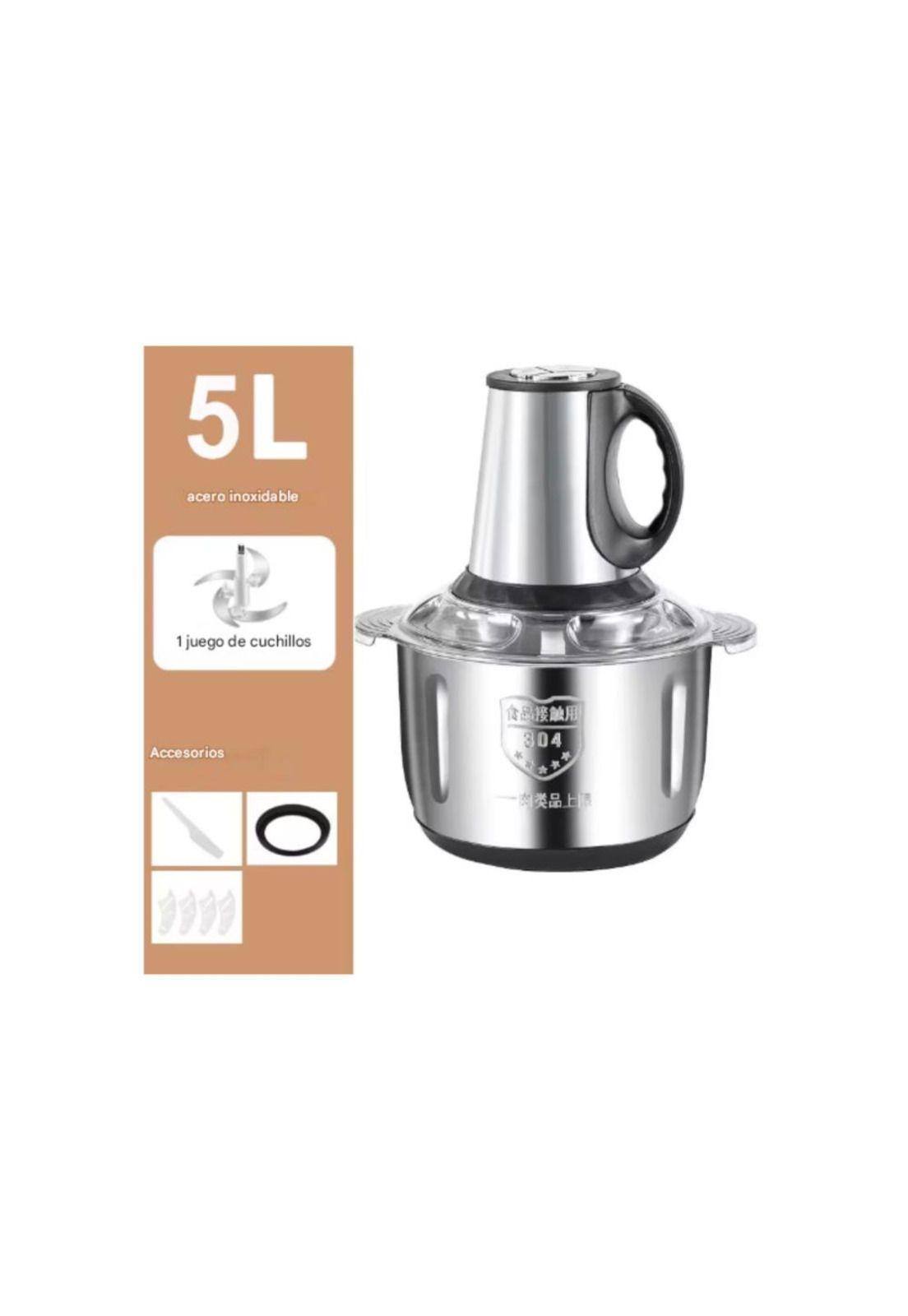triturador Procesador De Alimentos Electrico 5 Litros 500w Picador-9