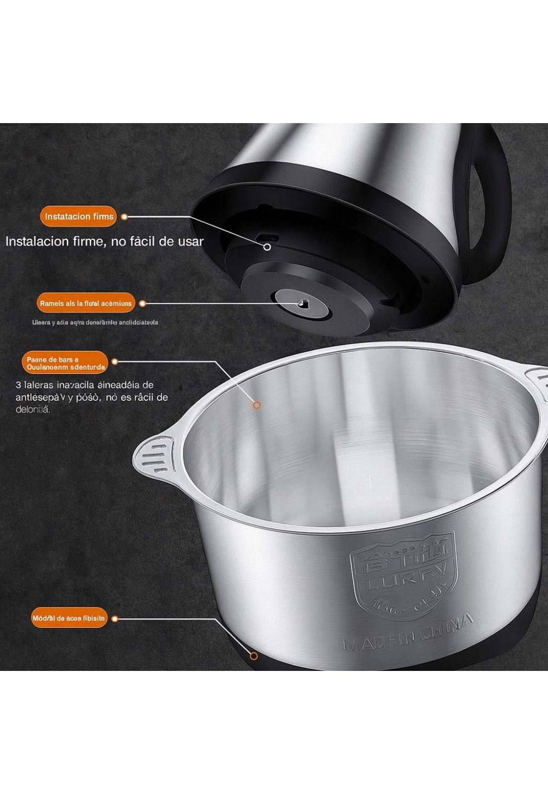 triturador Procesador De Alimentos Electrico 5 Litros 500w Picador-6