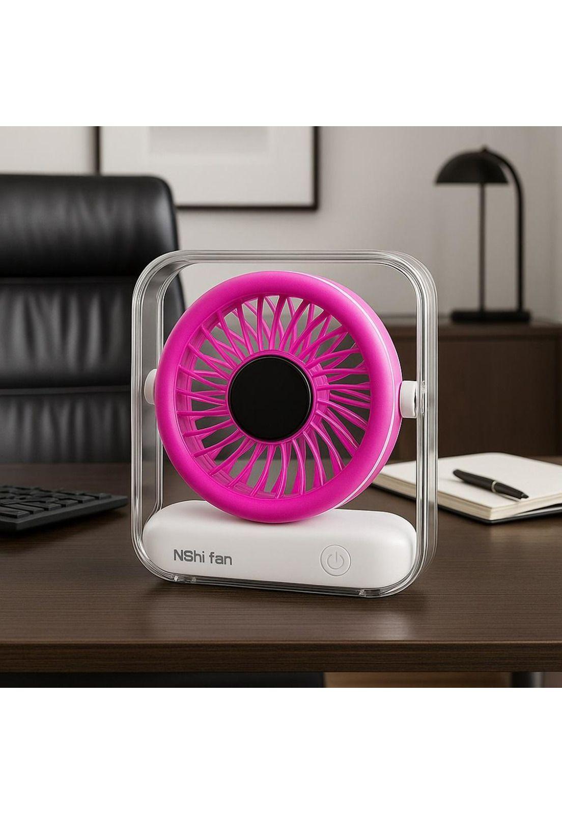 Mini Ventilador Portátil Recargable de Escritorio-2