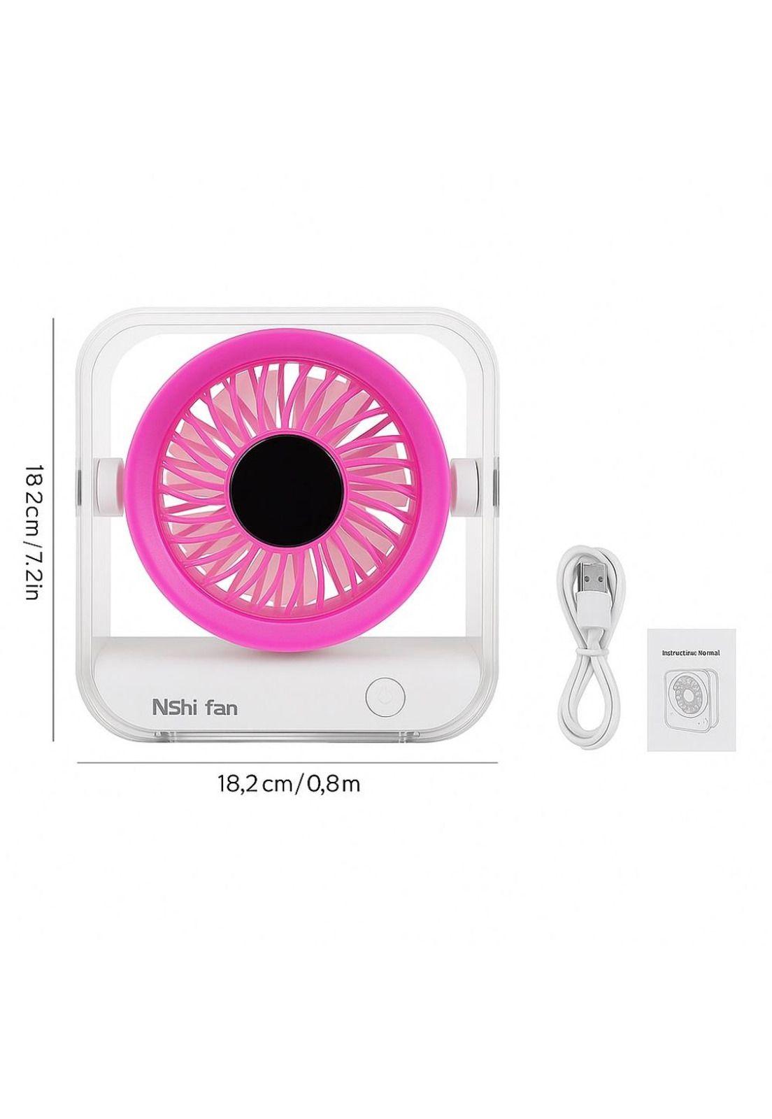 Mini Ventilador Portátil Recargable de Escritorio-3