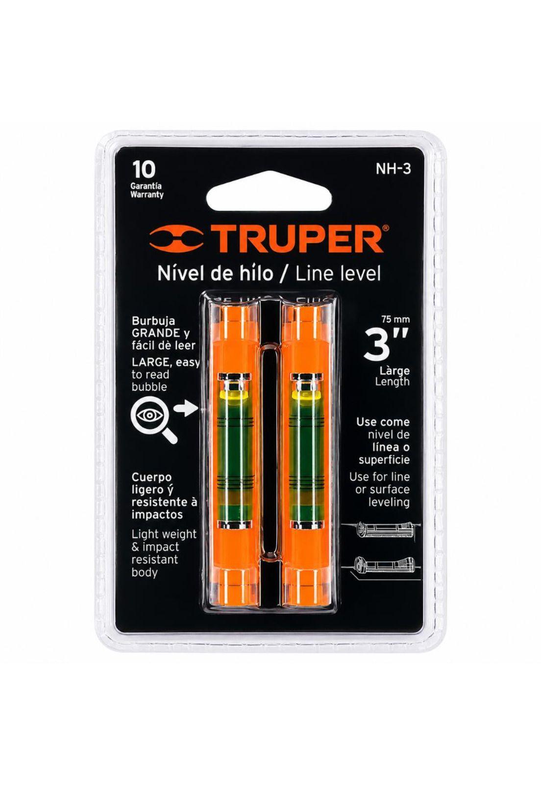 Nivel De Hilo De 3 75mm 2und Truper Nh-3-0