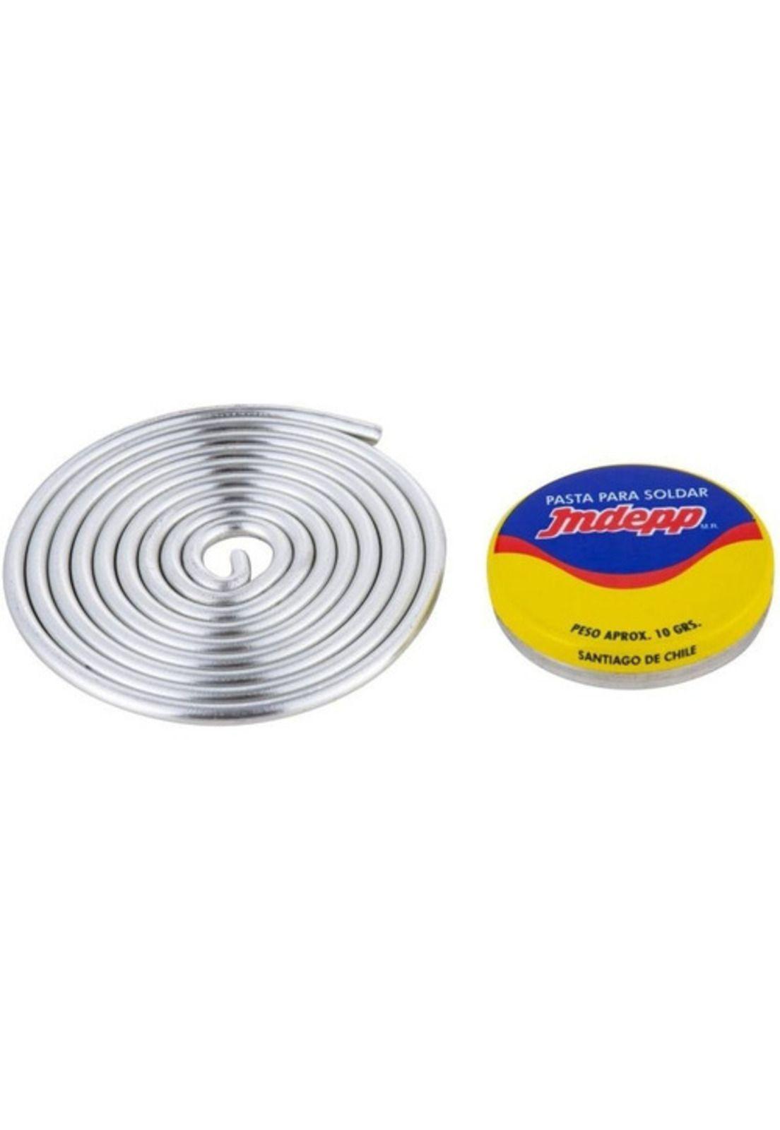 Pasta De Soldar 50gr Indepp + Soldadura 95% Estaño 1mts-0