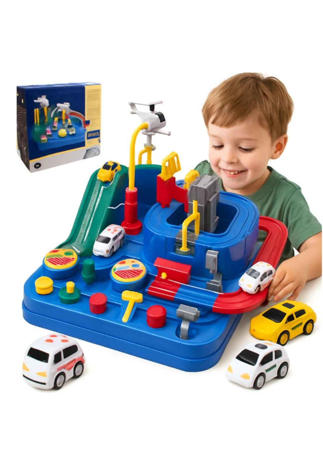 Pista interactiva de autos aventura infantil-2