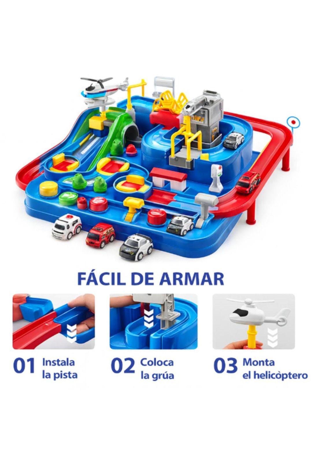 Pista interactiva de autos aventura infantil-3