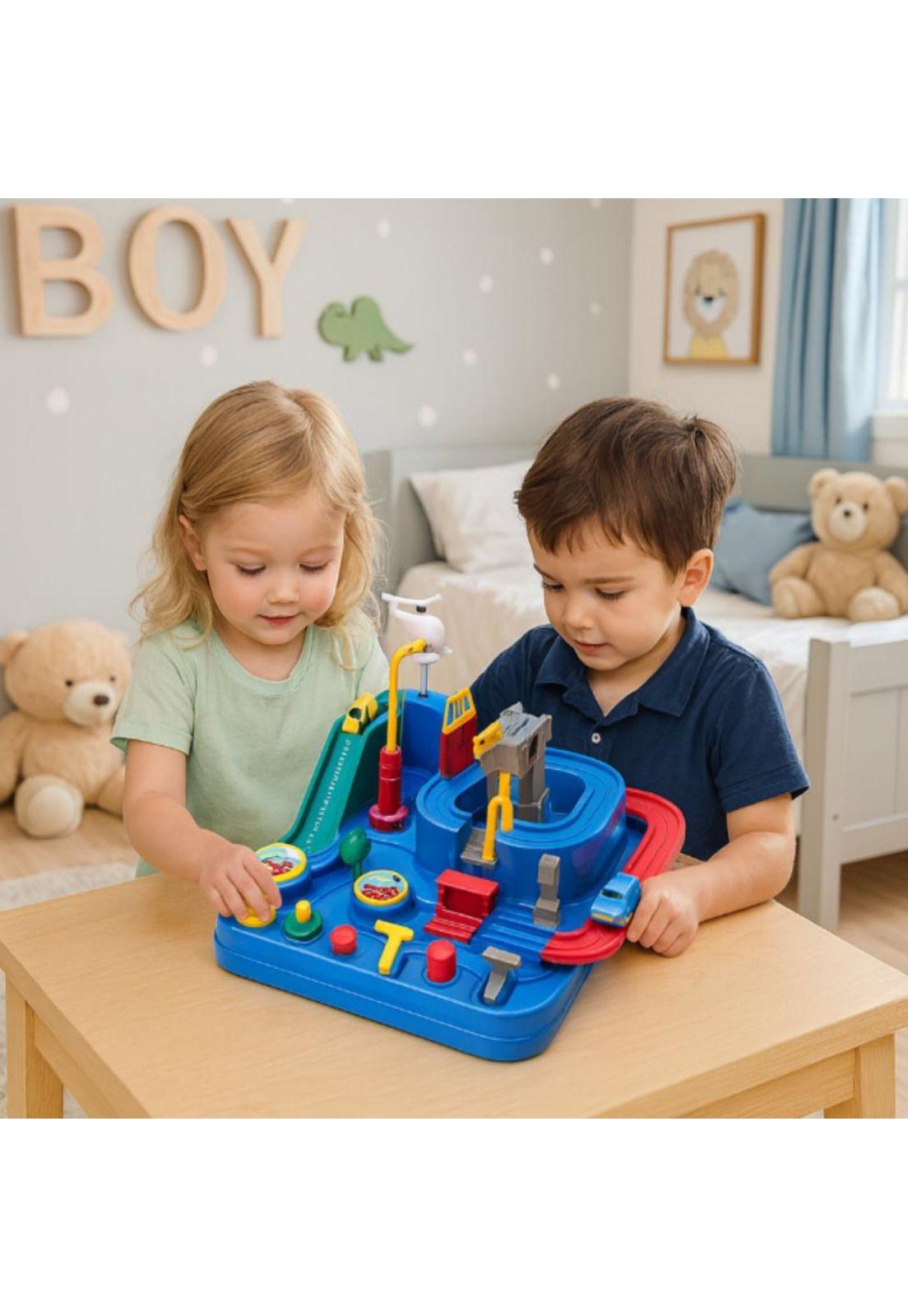 Pista interactiva de autos aventura infantil-7