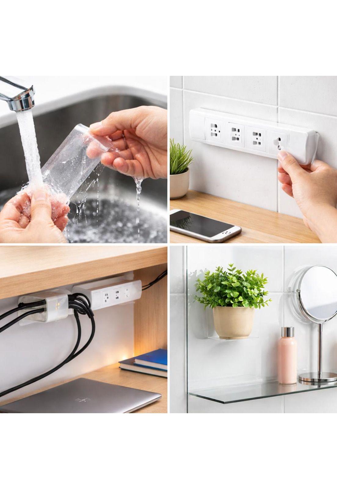 Cinta Nano Adhesiva Doble Cara Lavable Reutilizable 5m-2