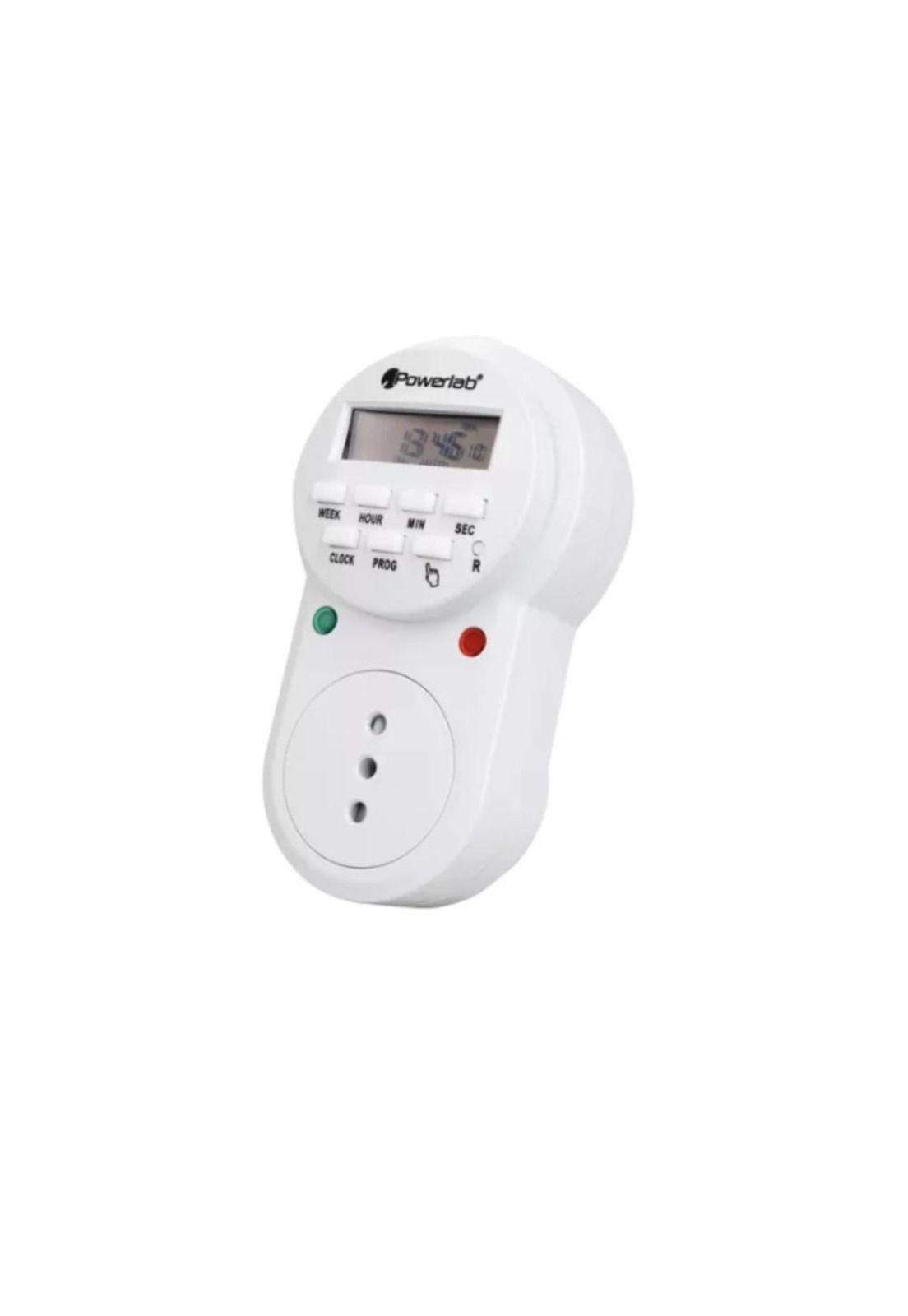 Timer Digital Temporizador Semanal 24/7 Powerlab - 9235-0