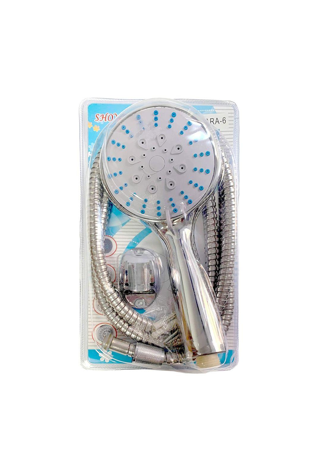 Kit De Ducha Teléfono Manguera Soporte Cromado Acero Inox-3