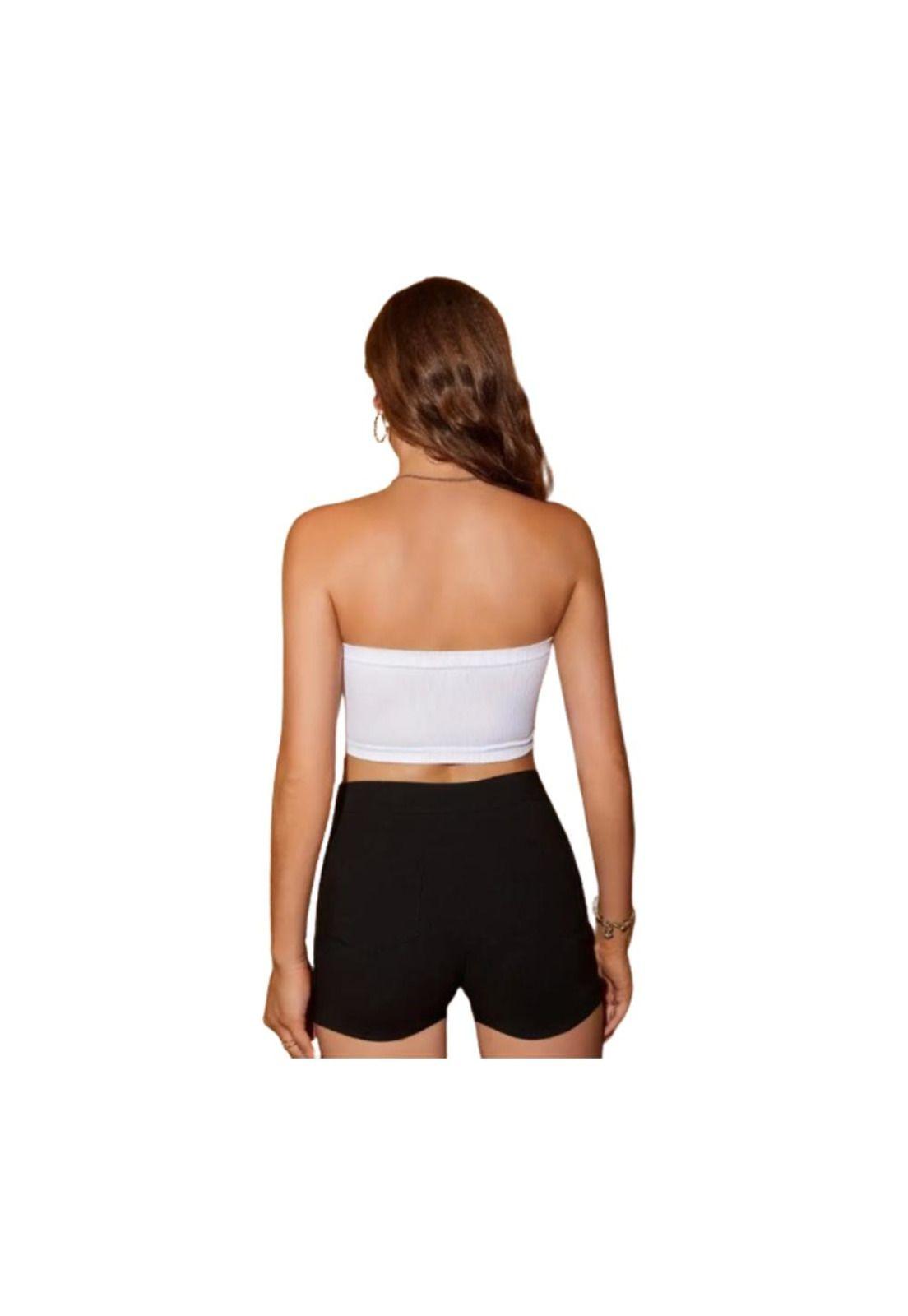 Crop Tops Sujetador con abertura Sexy 2023-4