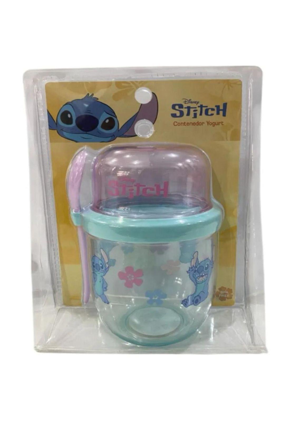 Vaso Yogurt Infantil Disney Stitch 450ml con Cuchara-5