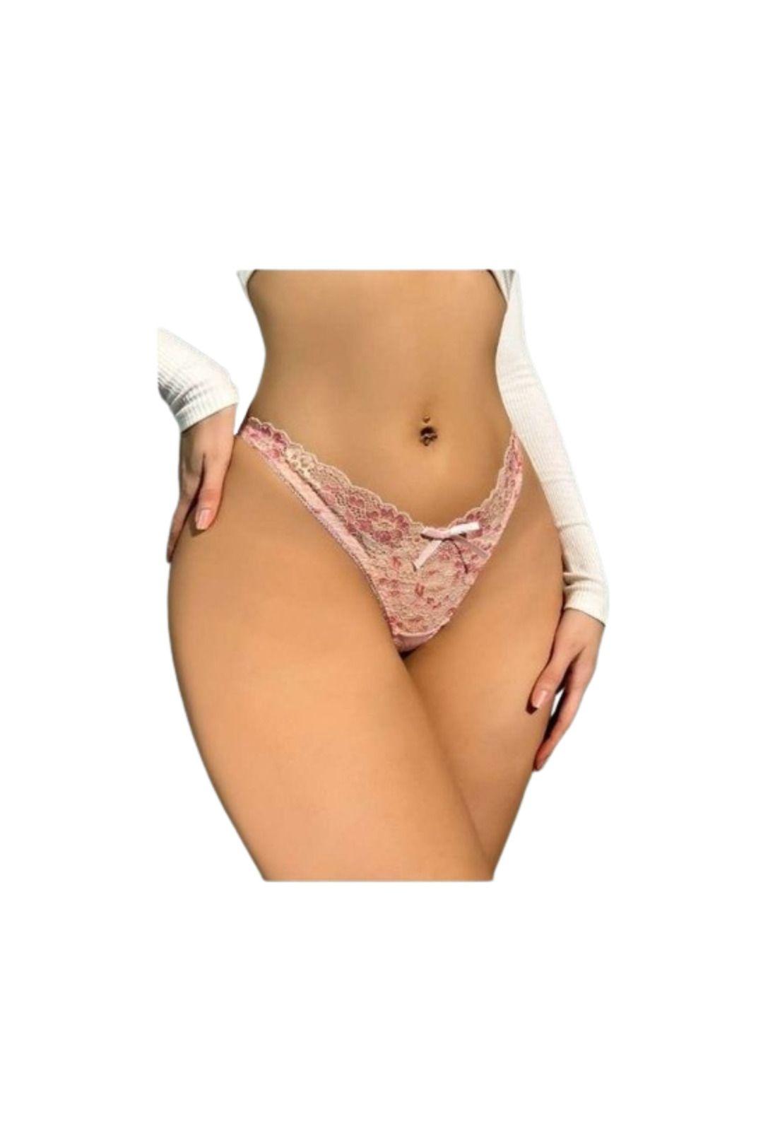 Colale Calzon Encaje Tiro Alto Cinta Ajustable Detalle Lazo-2