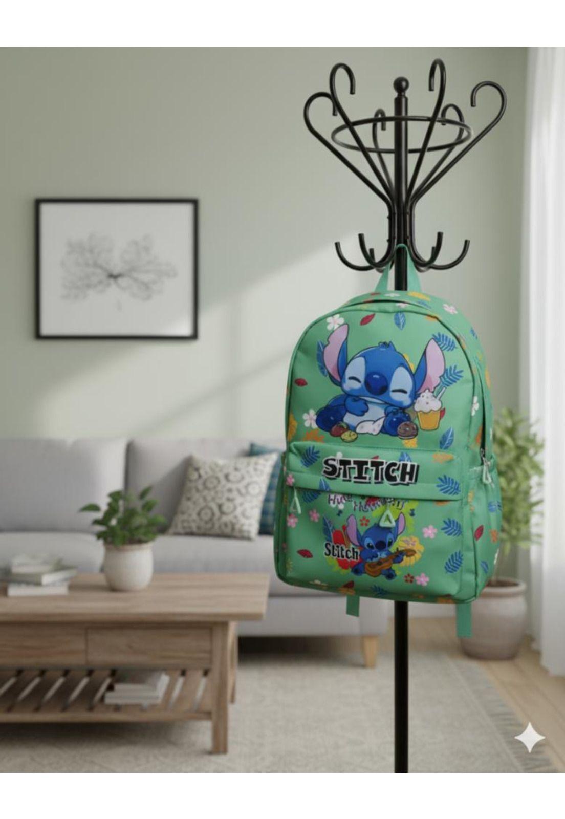 Mochila Infantil Stitch Escolar Estampado Original Disney-2