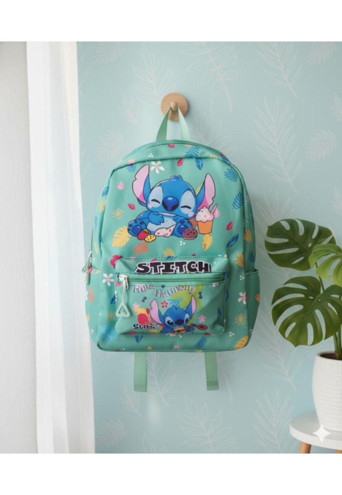Mochila Infantil Stitch Escolar Estampado Original Disney-5