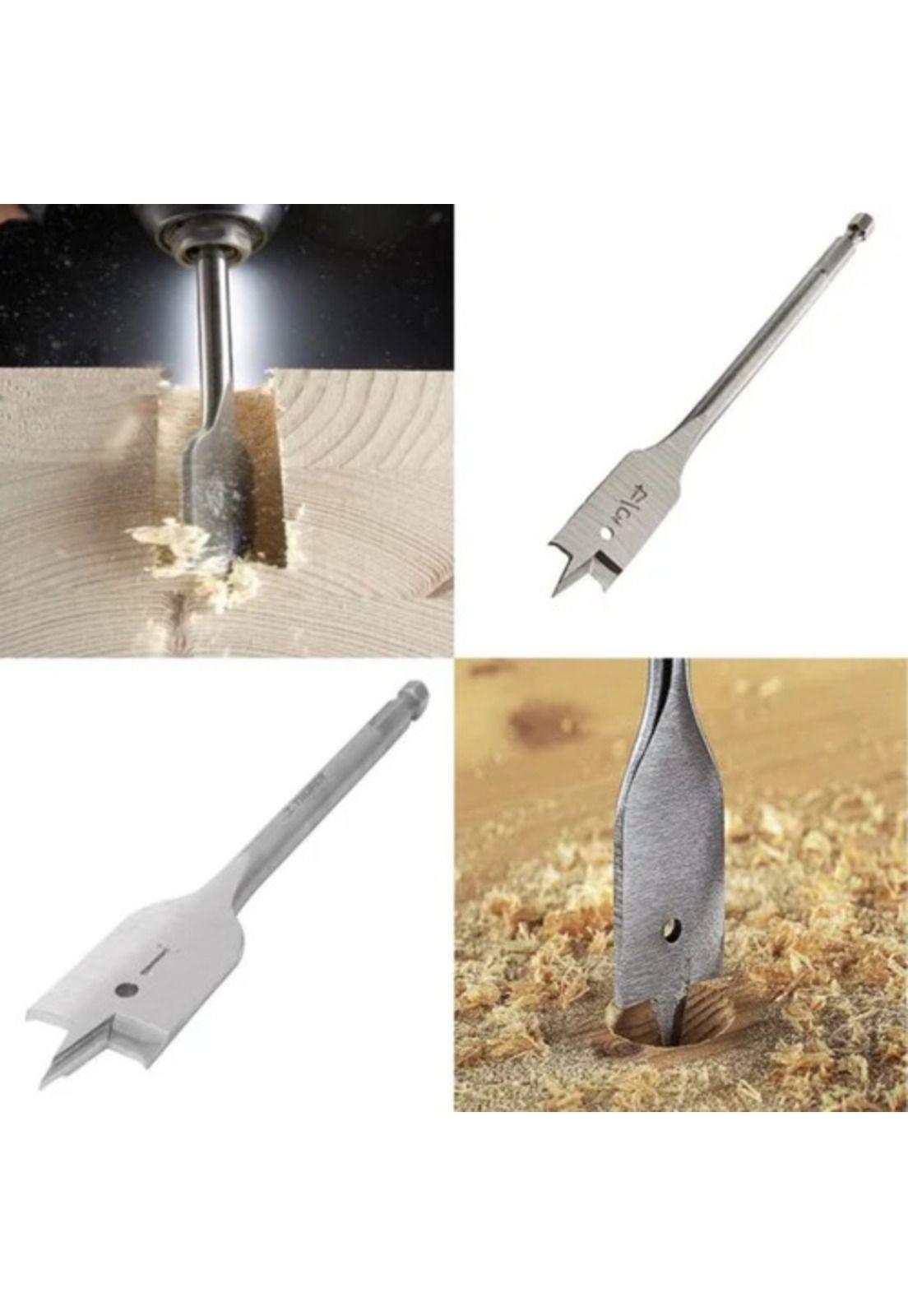 Juego De Brocas Planas Para Madera, 6 Piezas, Truper J-bpt-6-2