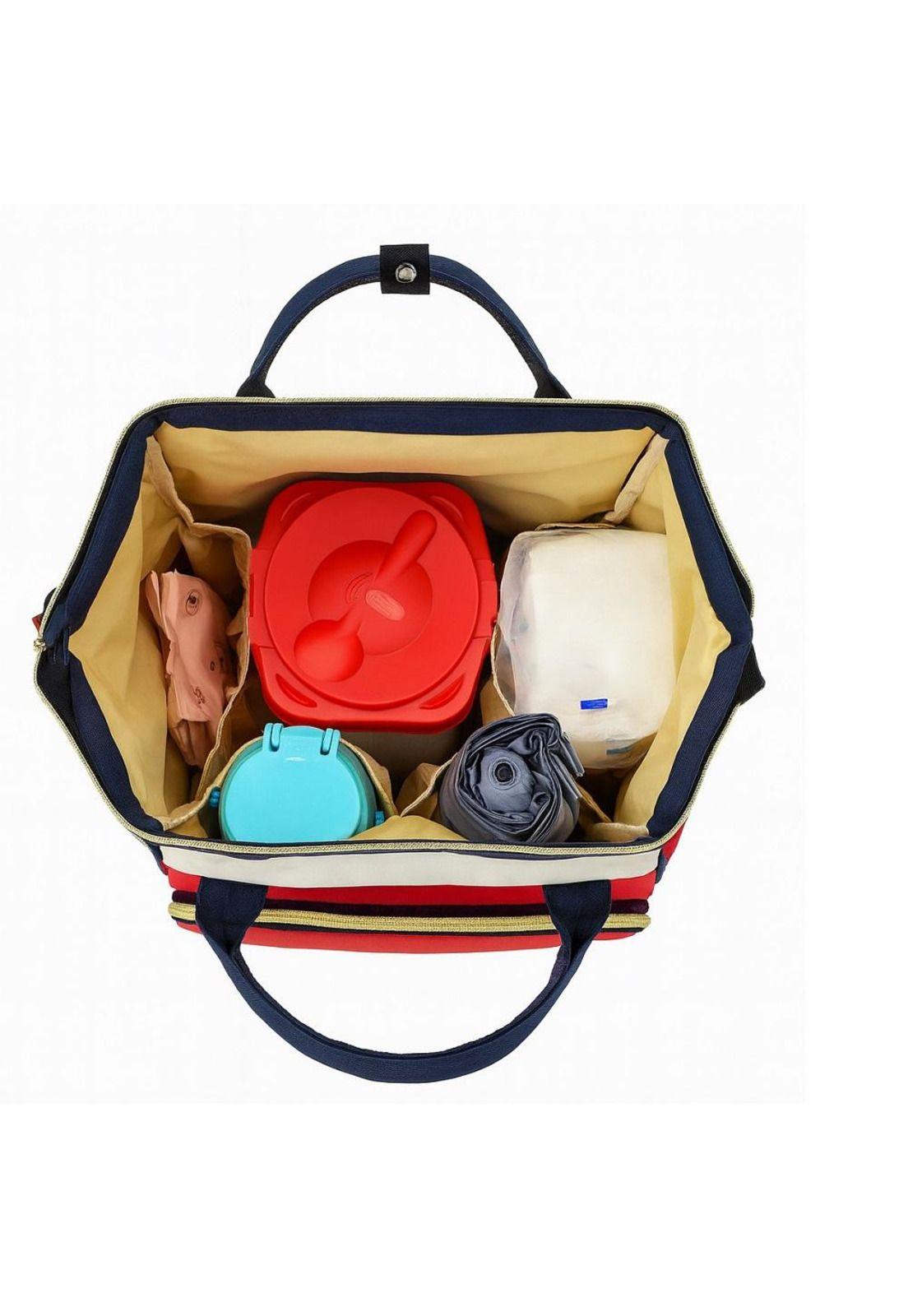 Mochila Pañalera Maternal Bebé Mamá Importada Multibolsos-4