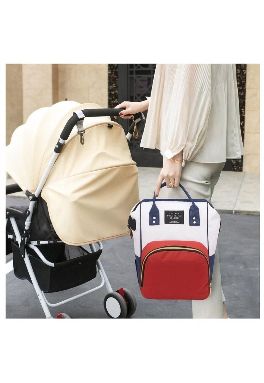 Mochila Pañalera Maternal Bebé Mamá Importada Multibolsos-6