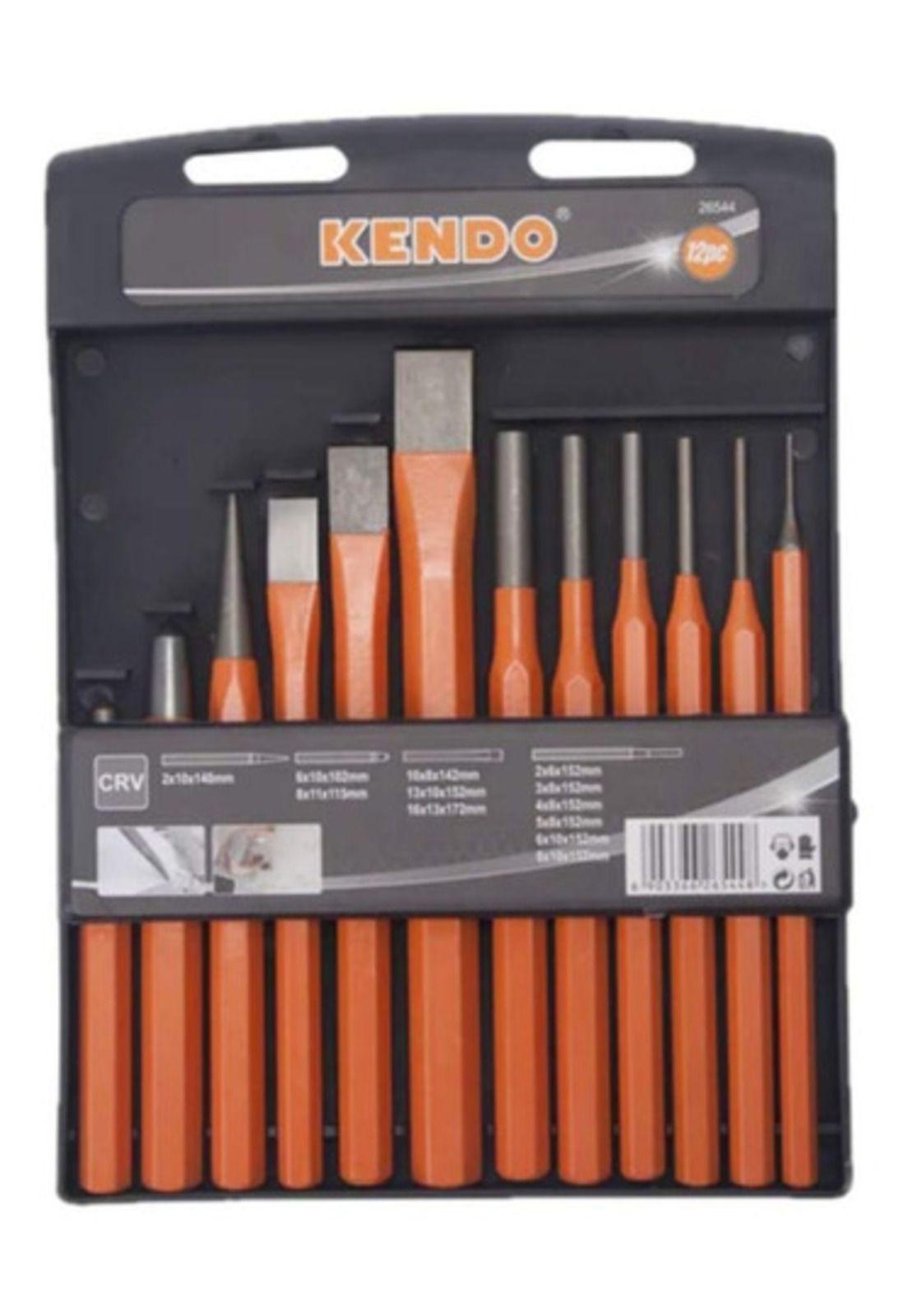 Juego De Puntos, Cinceles Y Botadores 12 Piezas Kendo 26544-0