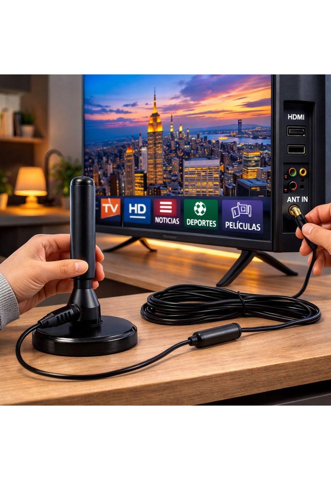 Pack X2 Antena Para Tv Abierta Antena Hdtv Antenas De Tv Hd-2