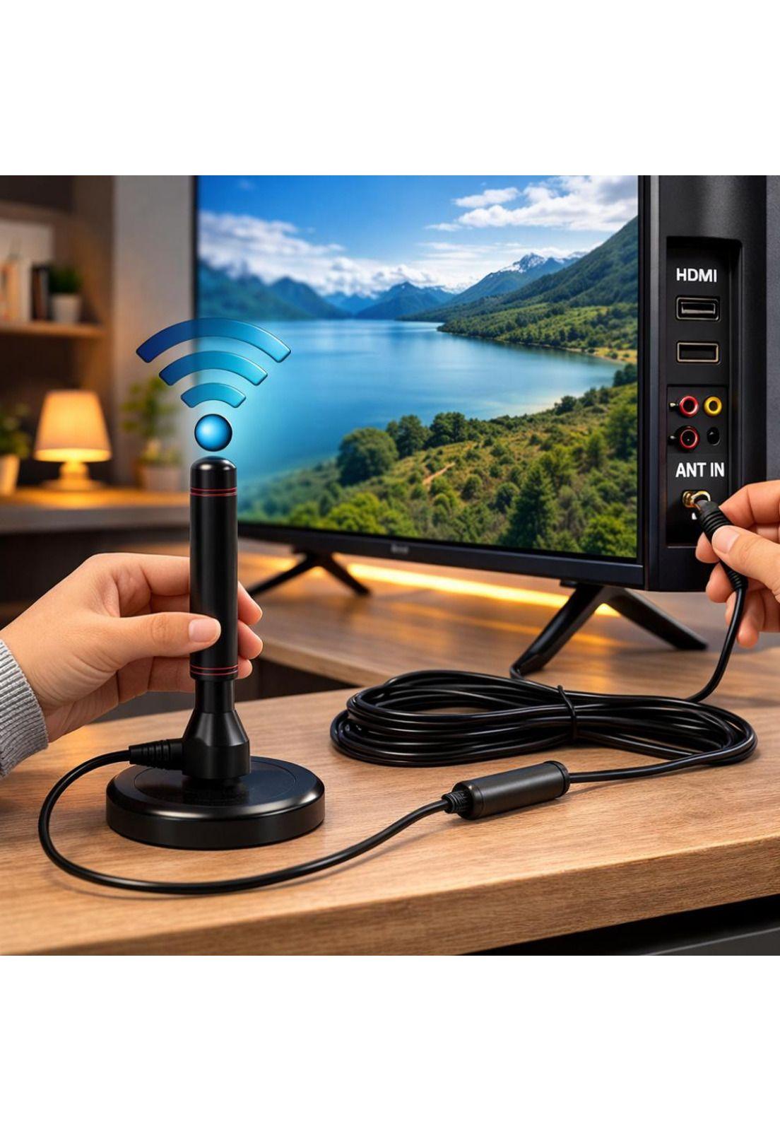 Pack X2 Antena Para Tv Abierta Antena Hdtv Antenas De Tv Hd-4