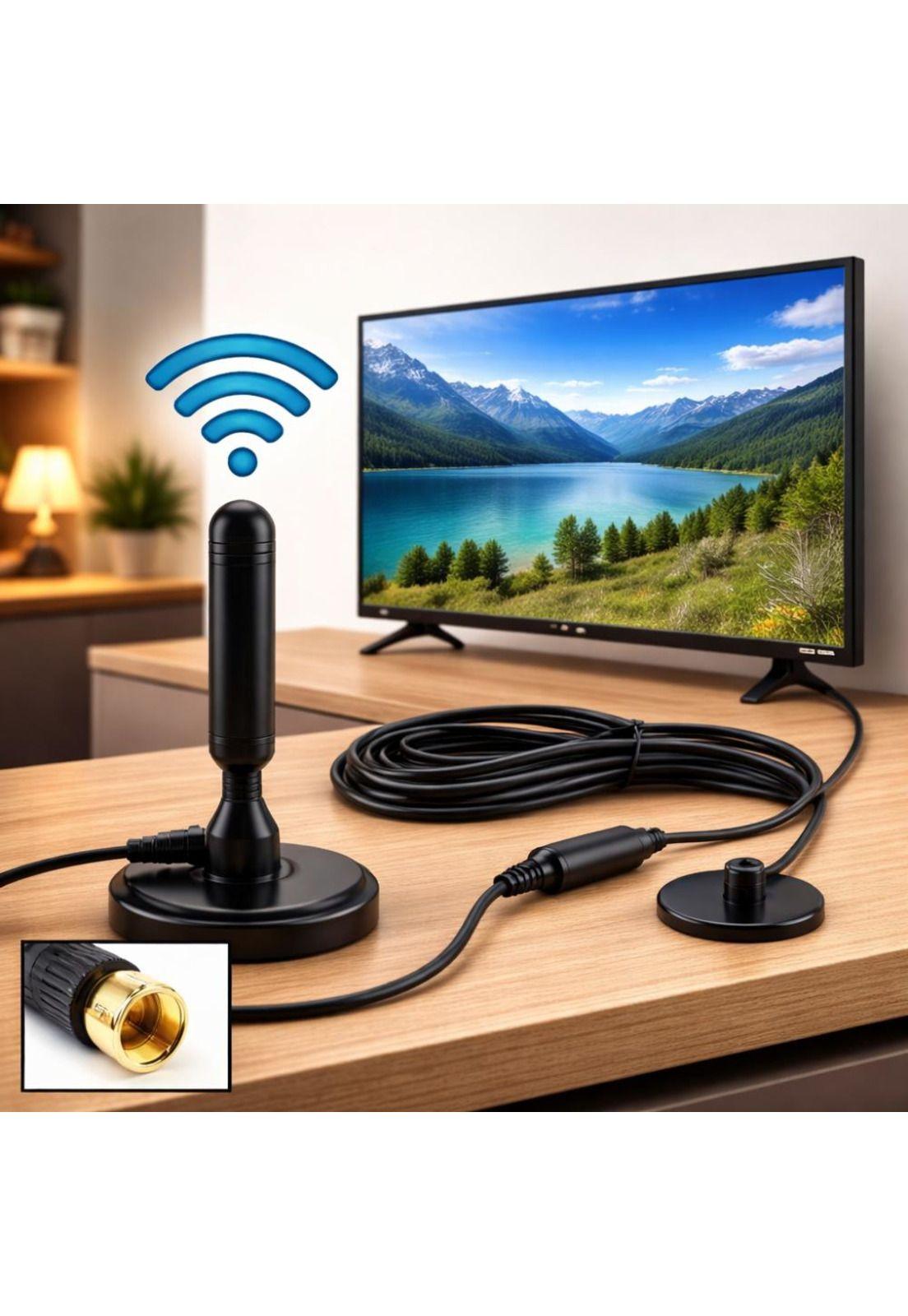 Pack X2 Antena Para Tv Abierta Antena Hdtv Antenas De Tv Hd-7