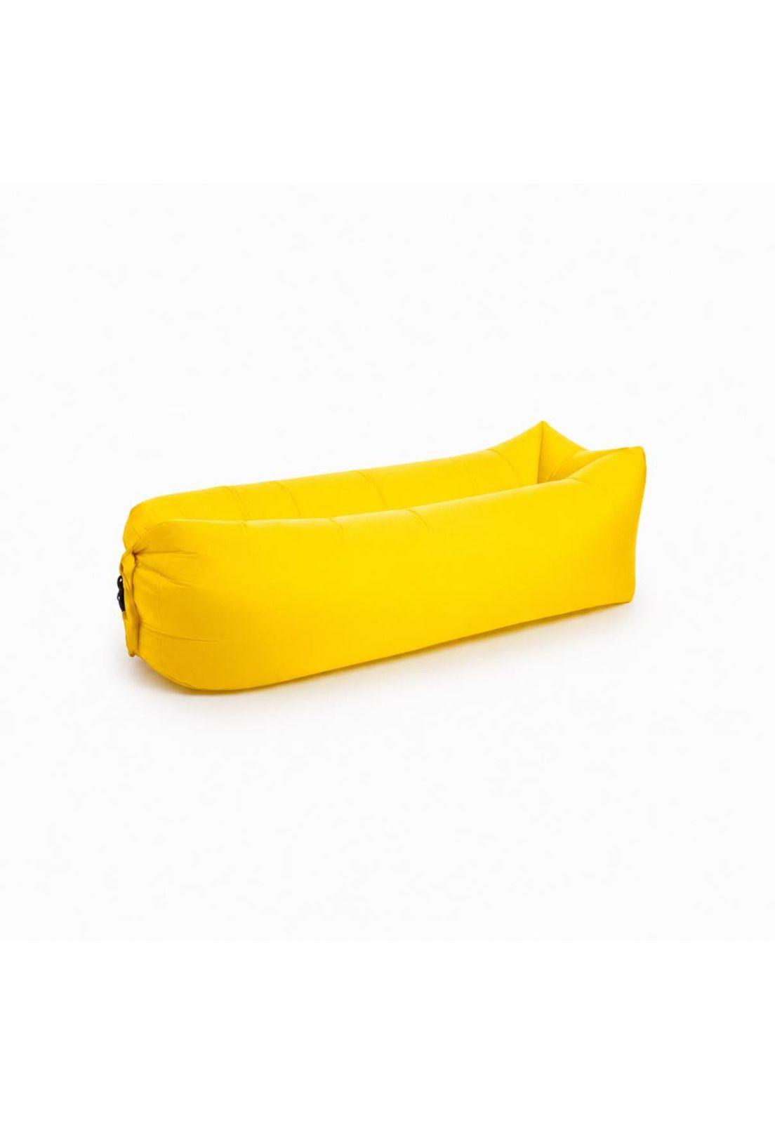 Sofá Sillón Inflable Tumbona Cojín Banano Camping Aire Playa-0