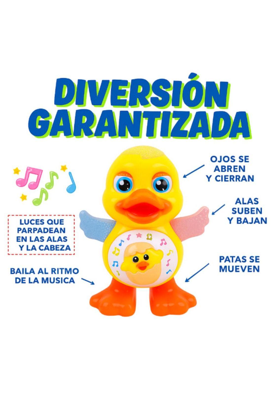 Pato Bailarín con Luces LED y Música Juguete Interactivo-2