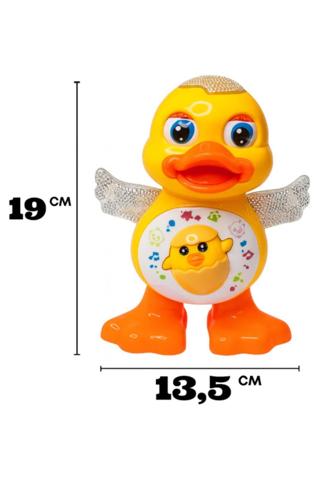 Pato Bailarín con Luces LED y Música Juguete Interactivo-6