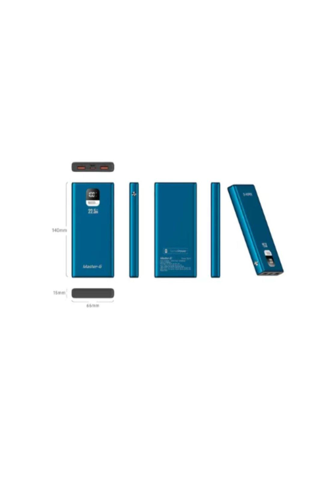 Batería Externa Power Bank 10000 Mah 22.5w Master-g Portátil-7