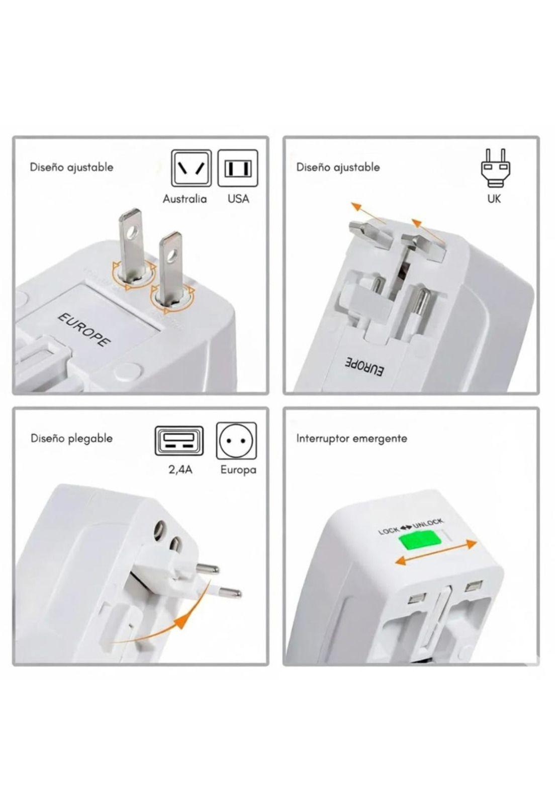 Adaptador Enchufe Universal Internacional para Viajes-6