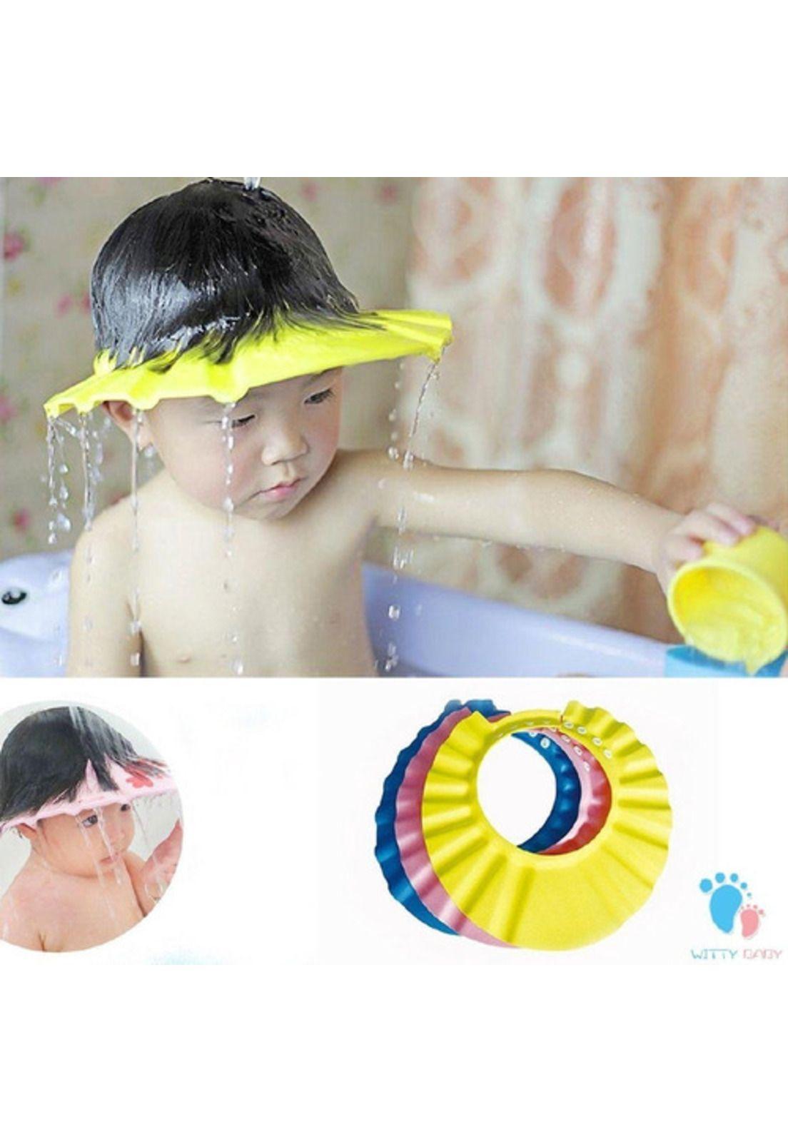 Gorro Visera De Baño Ducha Bebes Y Niños Goma Eva Ajustable-2
