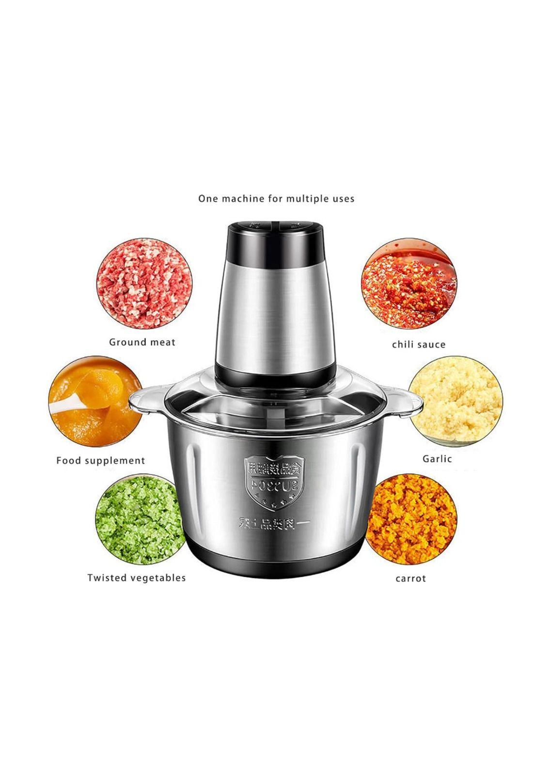 Triturador picador de Alimentos Acero Inox 3litros-5