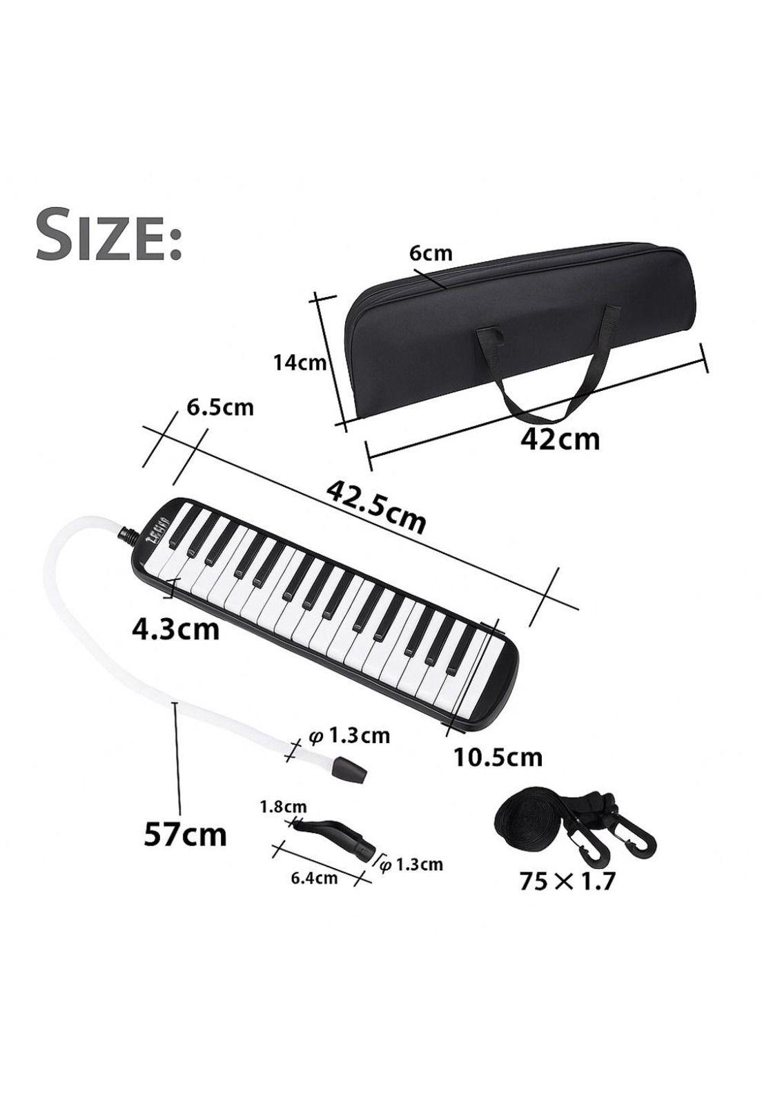 Melódica Piano 37 Notas con Estuche y Boquilla-3