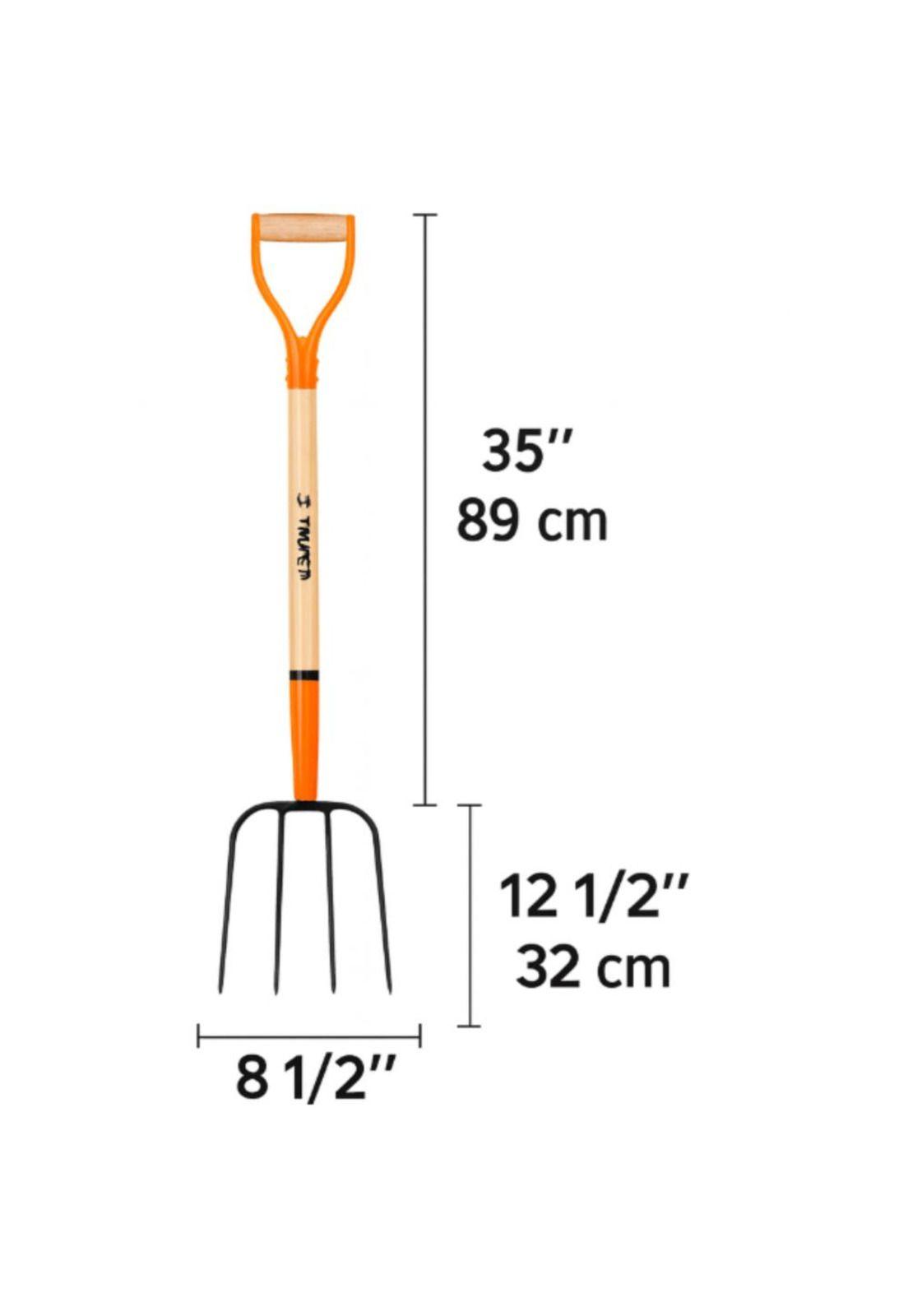 Horqueta Laya Pastera C/mango 4 Ganchos Truper-2