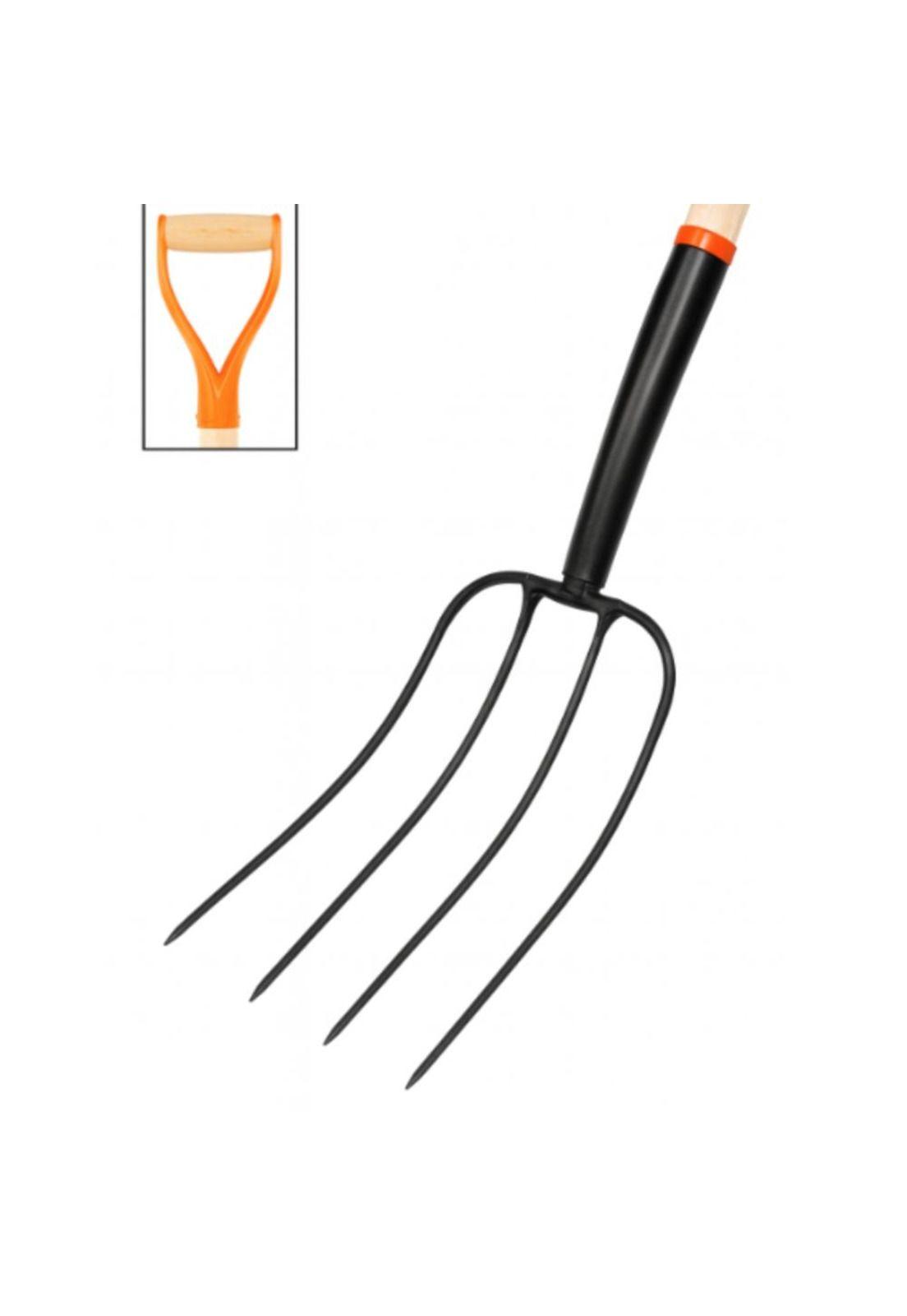 Horqueta Laya Pastera C/mango 4 Ganchos Truper-4