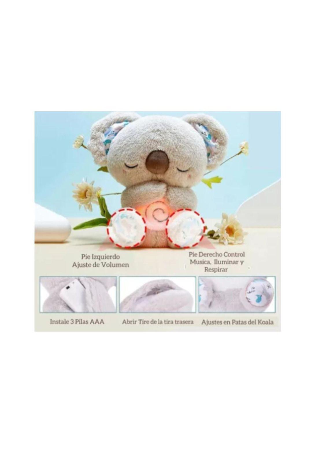 Koala Respira Real Peluche Calma Bebé Dormir Sueño Relajante-2