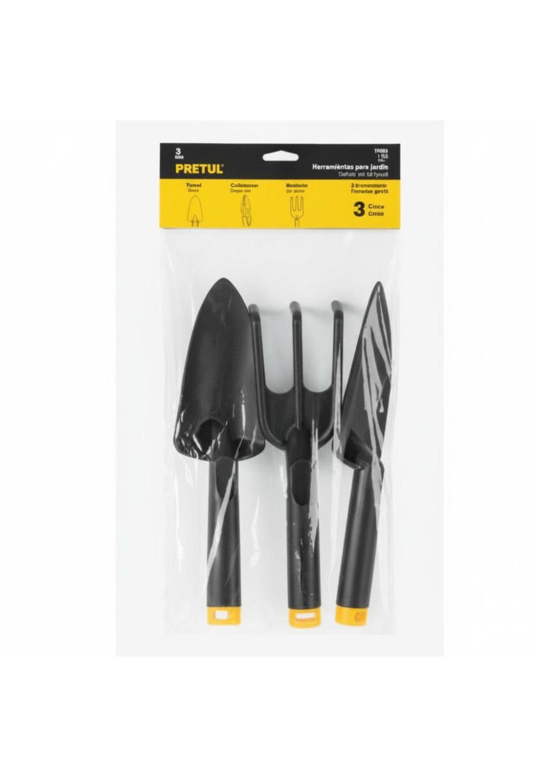 Juego De 3 Herramientas De 11 Para Jardín, Pretul-2