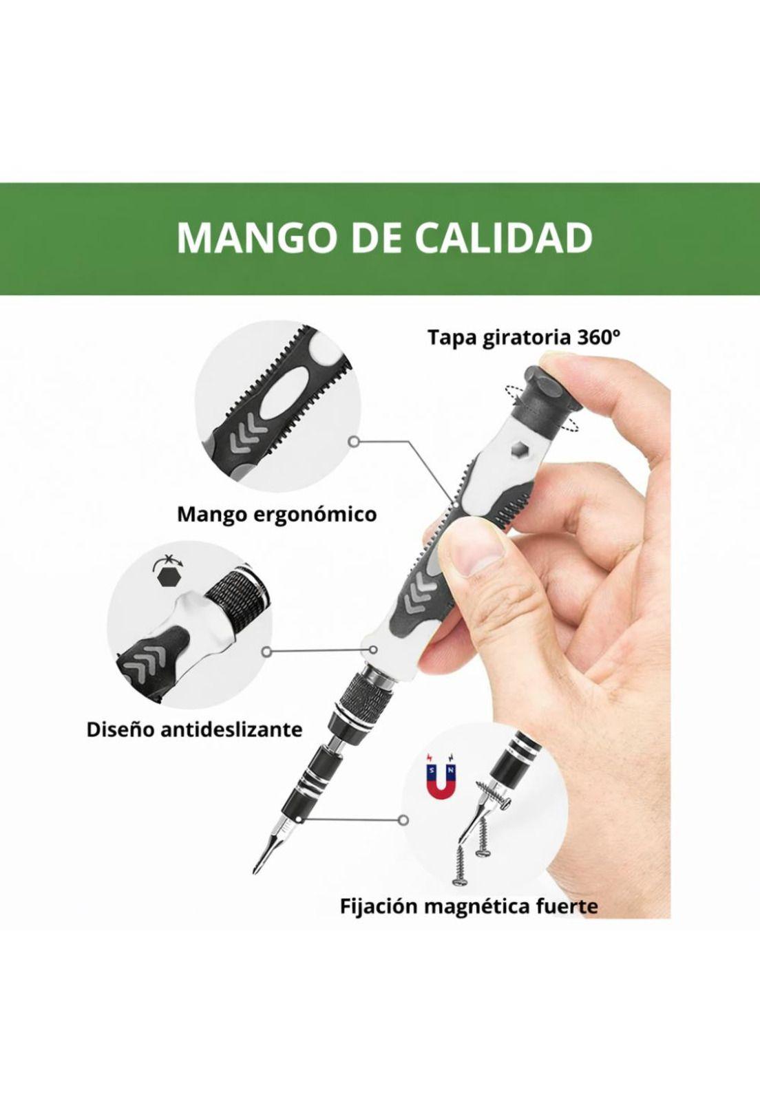 Kit Destornilladores de Precisión 115 en 1 para Celulares-4