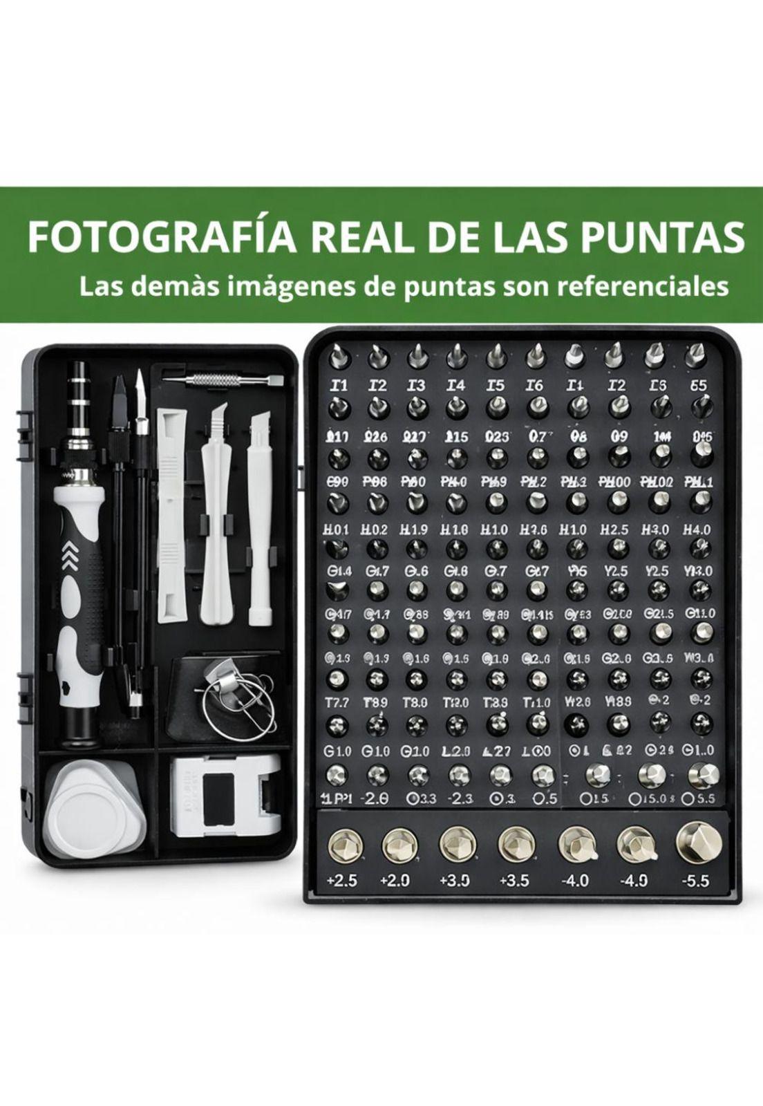 Kit Destornilladores de Precisión 115 en 1 para Celulares-6
