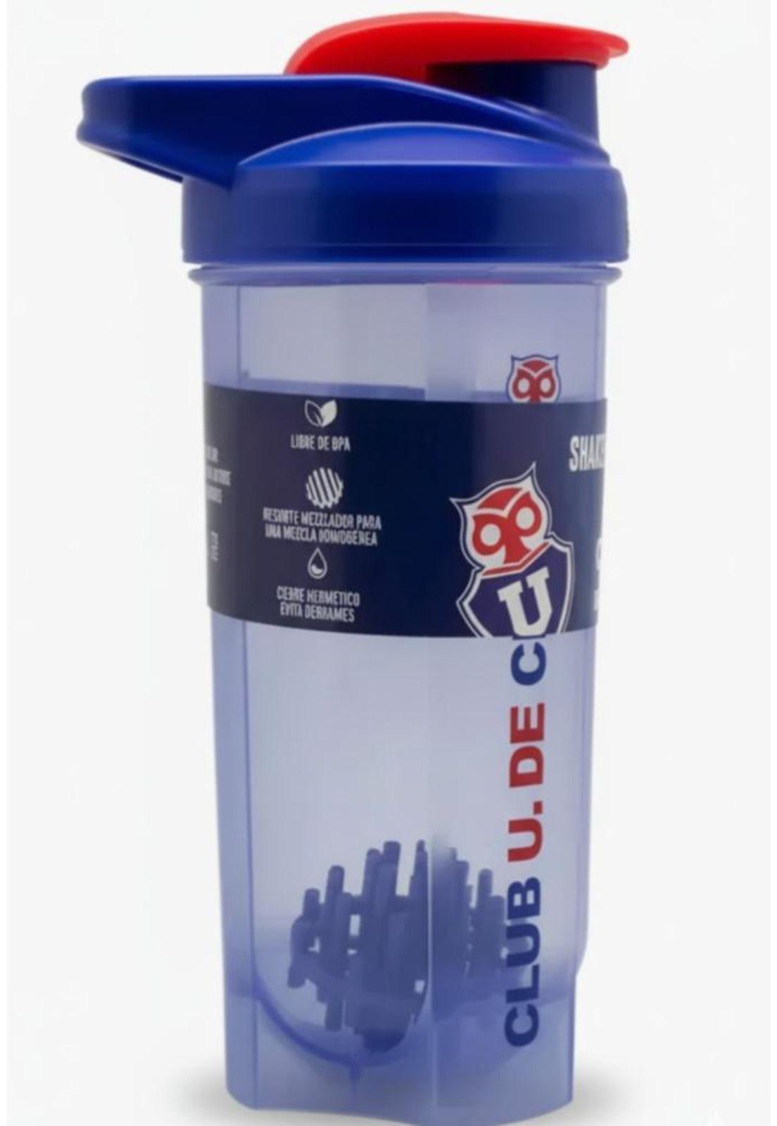 Shaker Deportivo 800 ml Club U de Chile Oficial Batidos Agua-0