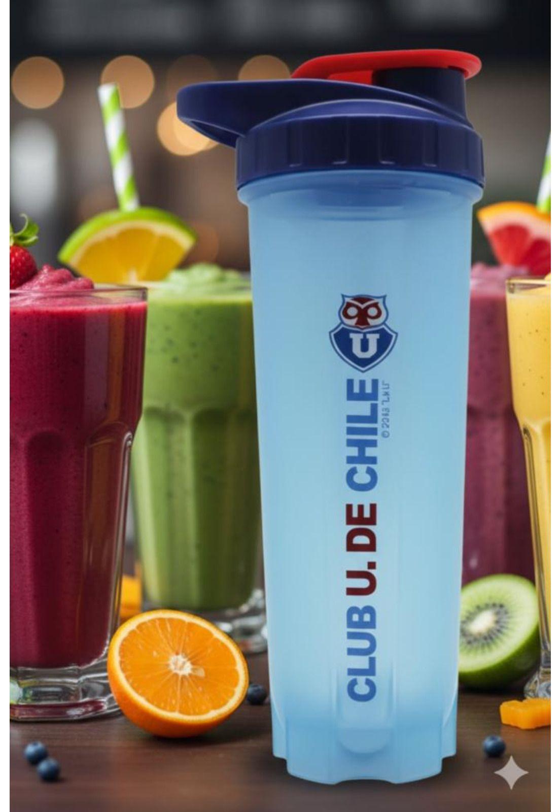 Shaker Deportivo 800 ml Club U de Chile Oficial Batidos Agua-2