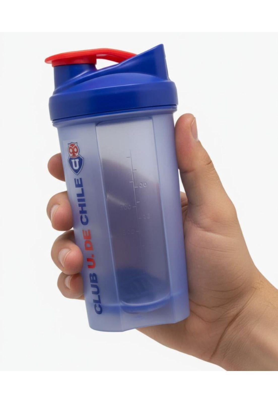 Shaker Deportivo 800 ml Club U de Chile Oficial Batidos Agua-3