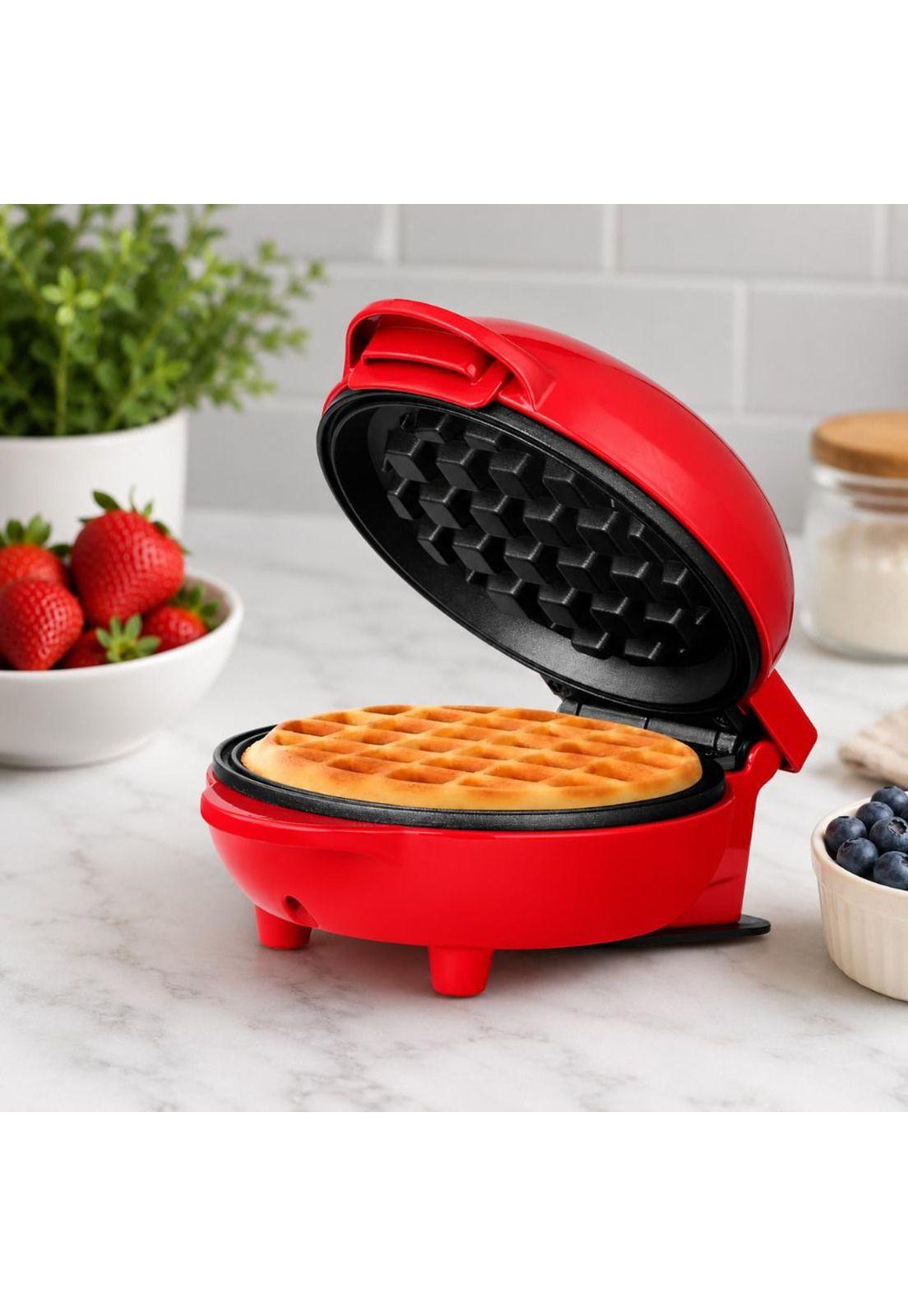Waflera Eléctrica Compacta 350W Antiadherente con Luz Cocina-7